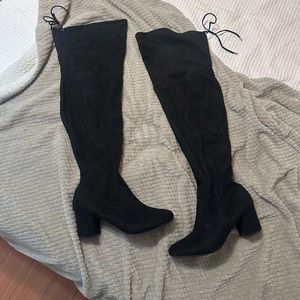 Over the knee-high boots